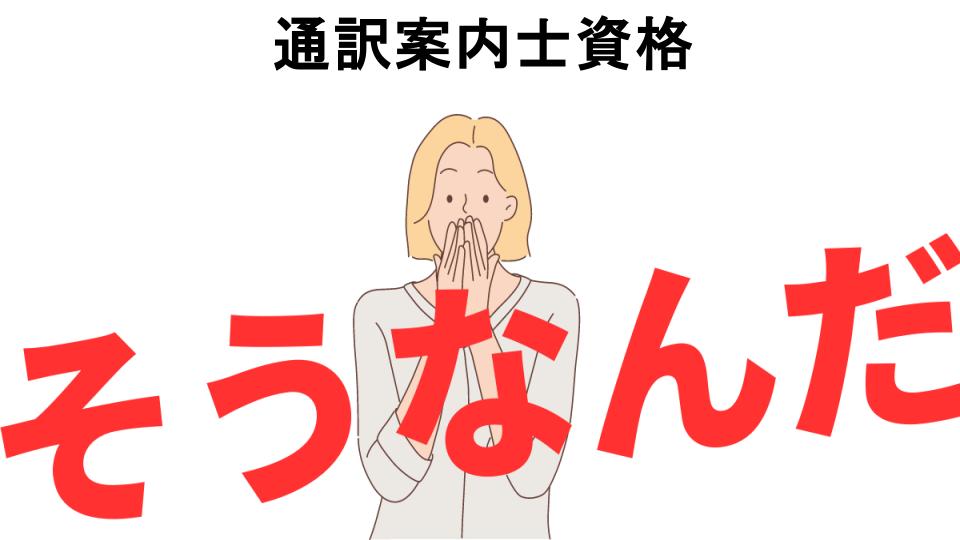 意味ないと思う人におすすめ！通訳案内士資格の代わり